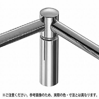 甲丸回転ブラケット(90°) クローム 45mm BR-1 1