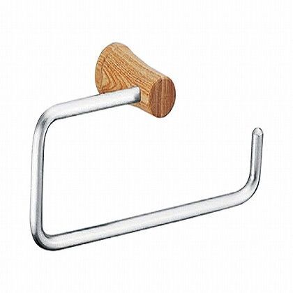 ウッドハミルトンタオルリング 白木ウッド 180×75mm BT-113 1