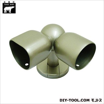 おにぎり形・ダエン自在コーナー シルバー BR-223 1