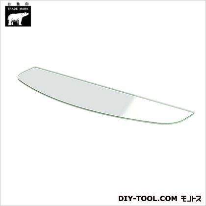 ガラス棚板D形 透明 600mm TG-121 1