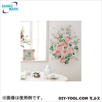 ウォールステッカー オールドローズ A3ノビ WS-7S 2枚