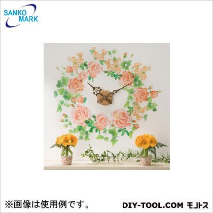 オレンジローズ ウォールステッカー A3ノビ WS-8S 2枚