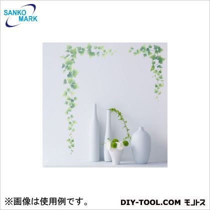 ツタ・ステンシル ウォールステッカー A3ノビ WS-9S 2枚