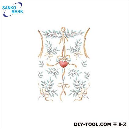 オリーブ・ステンシル ウォールステッカー A4 WS-44 1枚