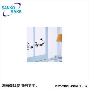 ことりと枝 ウォールステッカー 黒 GWS-59 1枚