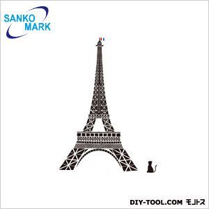 エッフェル塔ウォールステッカー 黒 CWS-94 1枚
