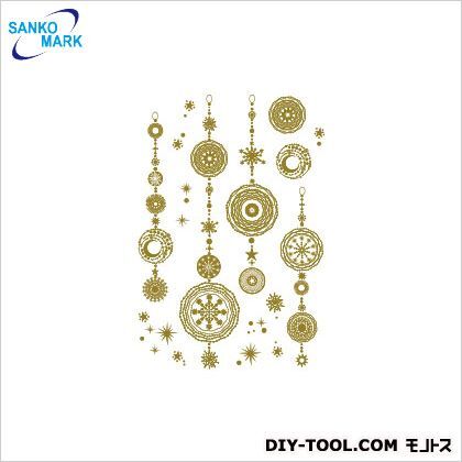 輪飾り(1枚) ウォールステッカー 金 JWS-21S 1枚