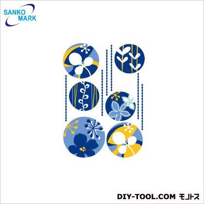 クリスマスオーナメント ウォールステッカー 金 JWS-60 1枚