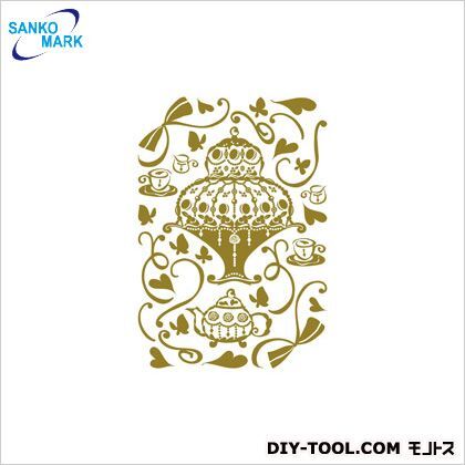 きらきらビーズのスィーツ ウォールステッカー JWS-122-A4 1枚