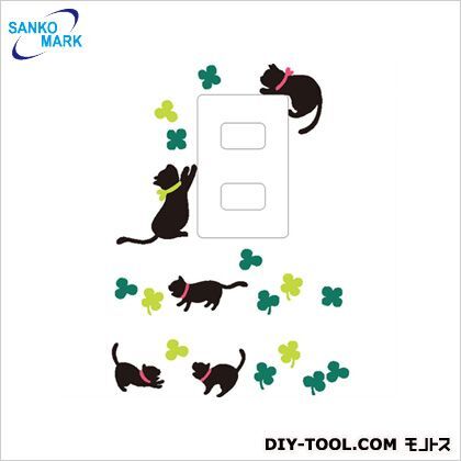 手作りキット1猫ウォールステッカー PWS-131 1枚