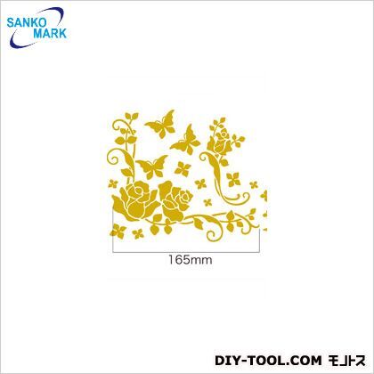 きらきらローズウォールステッカー JWS-168 1枚