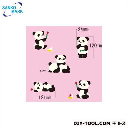 甘党パンダ ウォールステッカー PWS-176 1枚