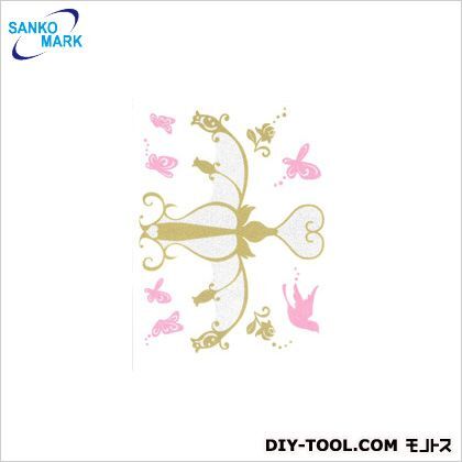 きらきら蝶々のシャンデリア ウォールステッカー CWS-177 2枚