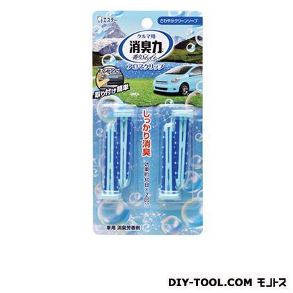 クルマ用消臭力アロマクリップさわやかクリーンソープ K-75 1