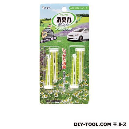 クルマ用消臭力アロマクリップ心やすらぐフレッシュハーブ K-76 1