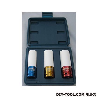 1/2DRホイルナット用インパクトソケット3本セット