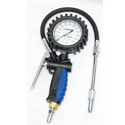 増減圧機能付タイヤゲージ(0-600KPA)