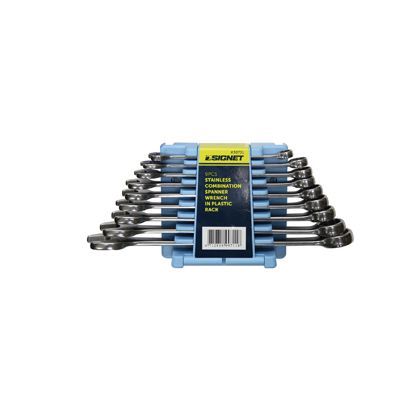 9PCS ステンレスコンビネーションレンチセット