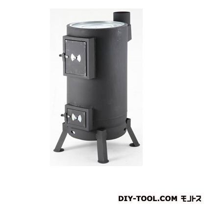 丸型薪ストーブ ブラック w380×D510×H900 OS-0675 1台