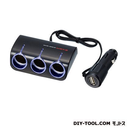 USB&スリーソケット4