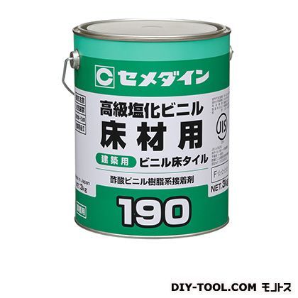 高級塩化ビニル接着剤床材用190 3kg AR-125 1