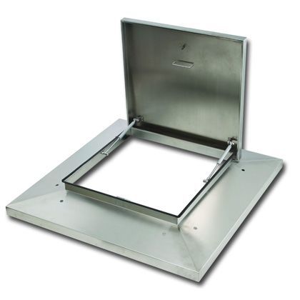 屋上ハッチステンレス製ダンパー付アンカータイプ SHG-1060SA 1