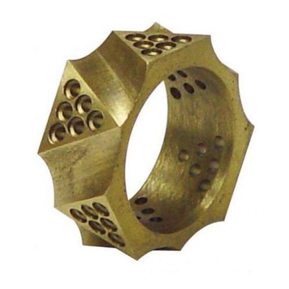 30穴パヴェ真鍮リング サイズ:25X10mm幅、2.4mm穴X30 011-366 1