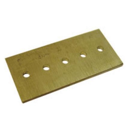 5穴真鍮プレート サイズ:25.4X50.8mm、4mm穴X5 011-335s 1