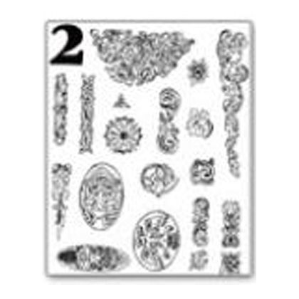 パターンスタンプ#2 サイズ:102X270mm 001-166-2R 1