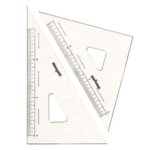三角定規目盛付15cm 13-121 1