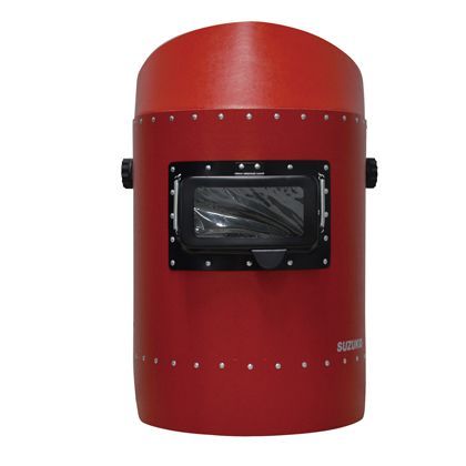 カラーヘルメット面 レッド P-896 1