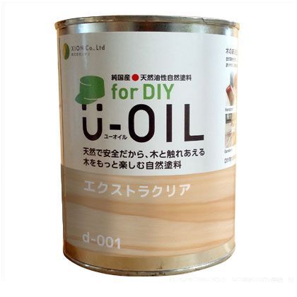U-OILforDIY天然油性国産塗料 エクストラクリア(ツヤなし) 20ml d-001-1 1個