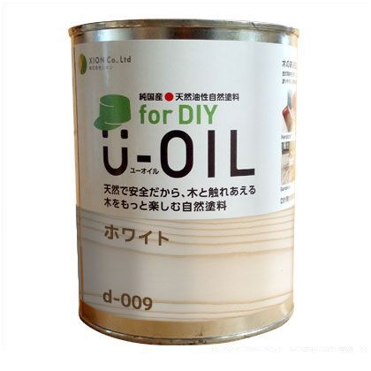 U-OILforDIY天然油性国産塗料 ホワイト 20ml d-009-1 1