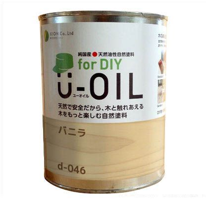 U-OILforDIY天然油性国産塗料 バニラ 3.8L d-046-5 1