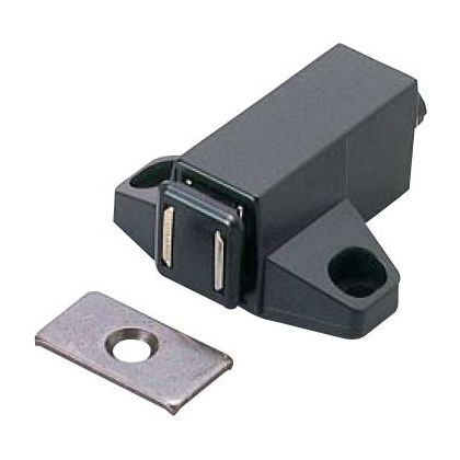 プッシュラッチ角型 黒 071455