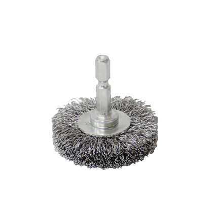 六角軸ホイールワイヤーブラシ ステンレス線 50mm No.4028H2 1ヶ