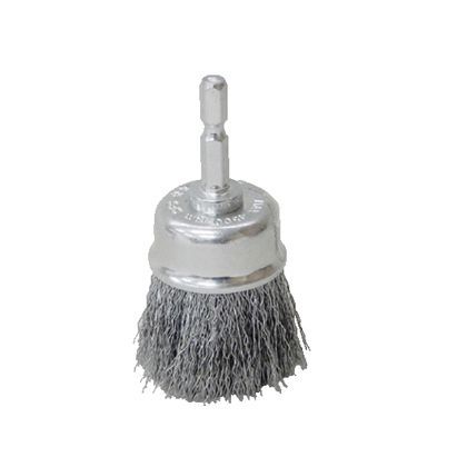 六角軸カップワイヤーブラシ 鋼線