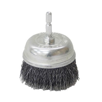 六角軸カップワイヤーブラシΦ75 鋼線