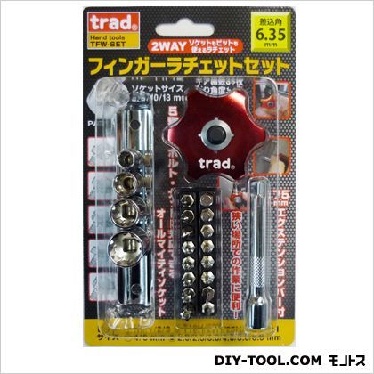 フィンガーラチェットセット TFW-SET 22PC