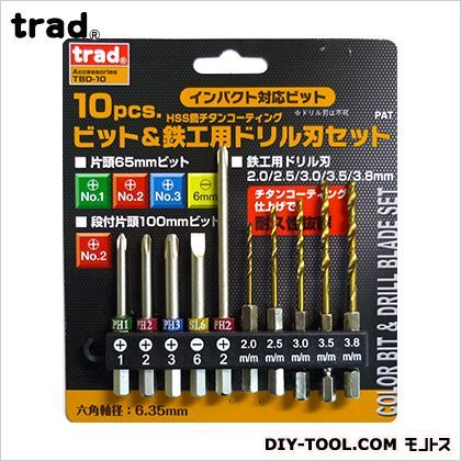 ドライバー&チタンドリルセット TBD-10 1点