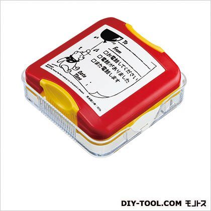 メモポン(ふせん用伝言メモスタンプ)プーさん/電話メモ 印面:60mm×60mm PET-D3-T1 1