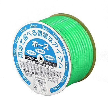 抗菌クリアホース グリーン 内径15mm×50m KHC5401 1点
