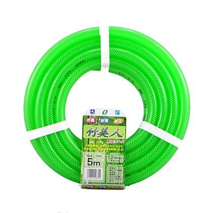 竹美人耐圧ホース グリーン 内径15mm×外径20mm×1m TA-1520L 1G 1点