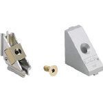 ASジョイント(後付・1本溝・8ミリ溝用側面穴付(120-041-252) PJ80AT(120-041-252) 1個