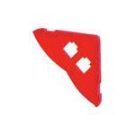 スガツネ工業ガラスコーナープロテクター6mm用レッド(270-021-067) 5105006 1S