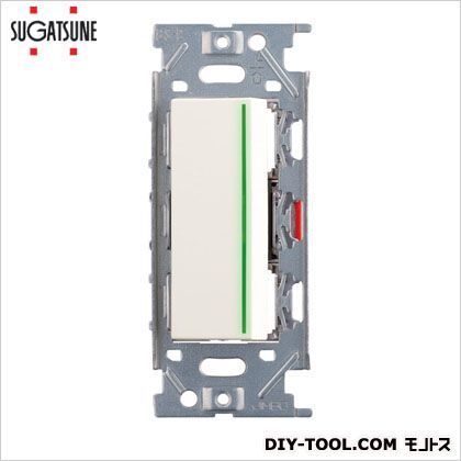 ガイドランプ付埋込シングルスイッチ ピュアホワイト PXP-J-NKW01009-PW(210-026-819) 1