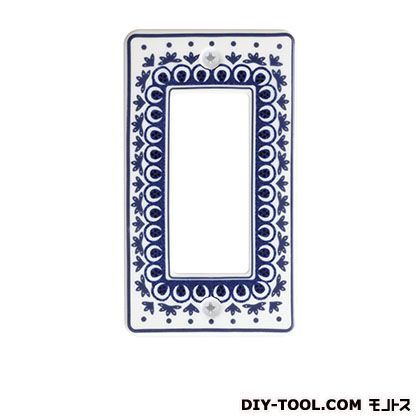 ポタリーポーリッシュシリーズスイッチ・コンセントプレート リーフドット柄 W70×H125×D8(mm) PXP-PP01-LD(210-027-191) 1セット