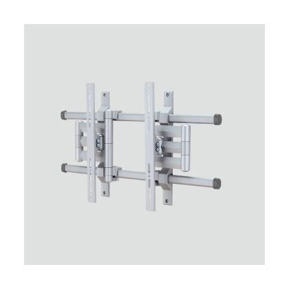 大型ディスプレイ用モニターアーム シルバー LA3-423
