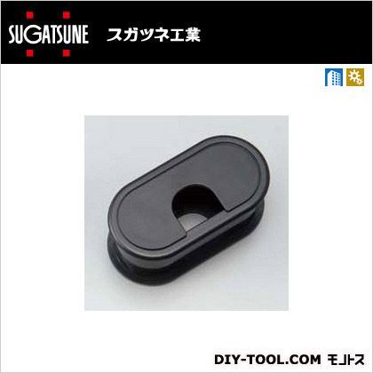 配線孔キャップはさみ込みタイプ ブラック LN72-BL(210-020-563) 1ヶ