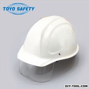 シールド付ヘルメットNo.(シールド・クリアー) 本体・白 219-OT-C 1